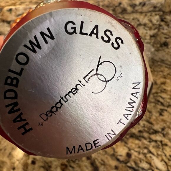 Dept 56 hand blown glass parrot ornament NEW - Picture 9 of 9